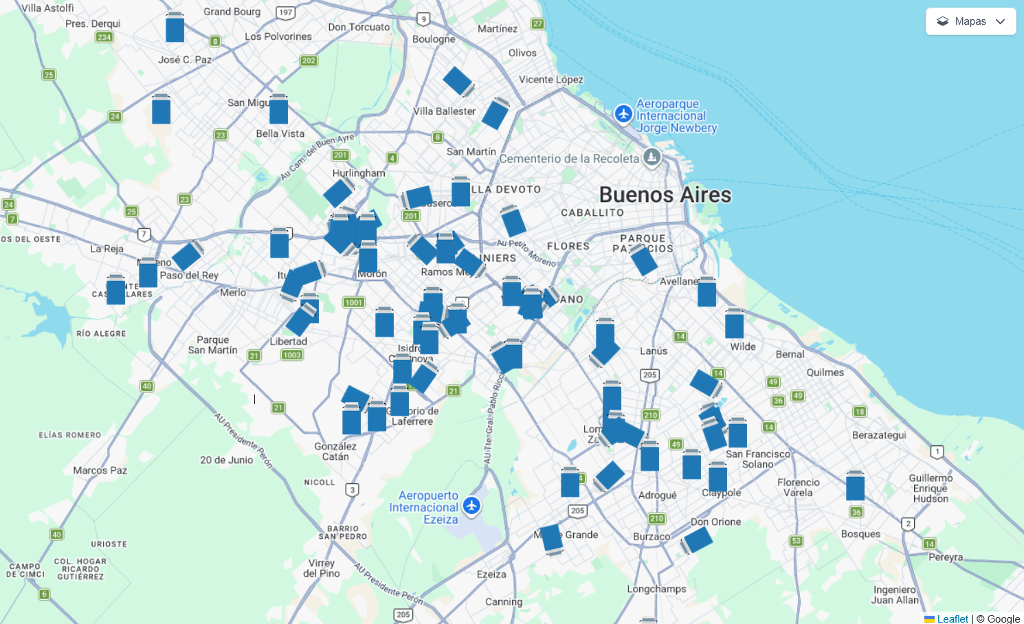Monitoreo de flota — Advance Trace